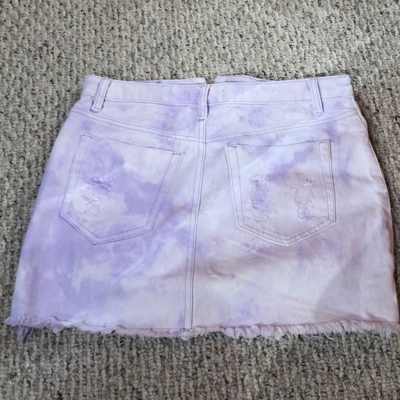 Purple TieDye Forever 21 skirt. - Picture 2 of 5